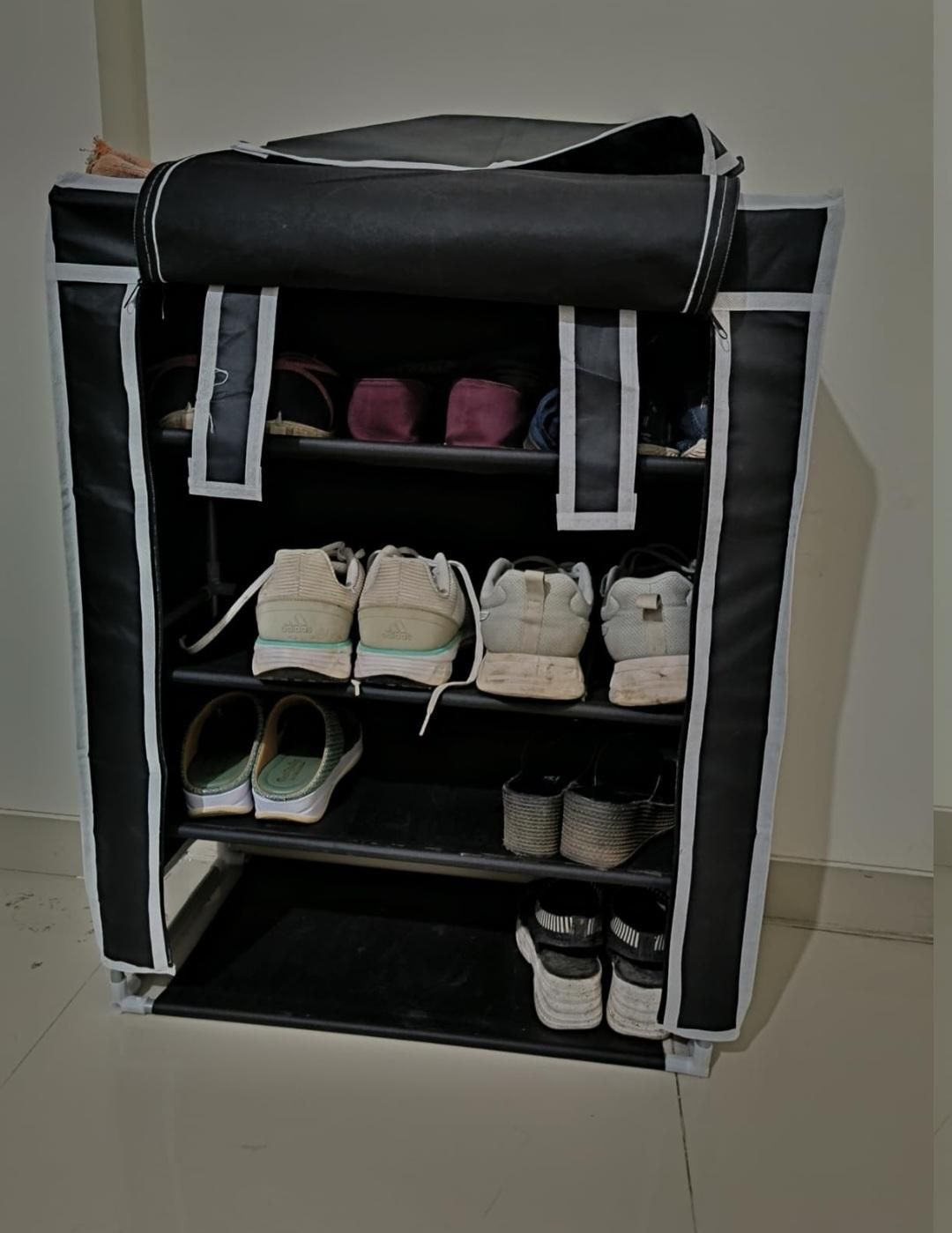 Collapsible Wardrobe Cabinet and Shoe Rack