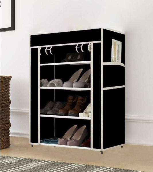 Collapsible Wardrobe Cabinet and Shoe Rack