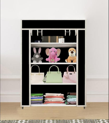 Collapsible Wardrobe Cabinet and Shoe Rack
