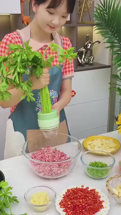 Portable Electric Vegetable Cutter Set