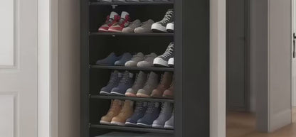 Collapsible Wardrobe Cabinet and Shoe Rack